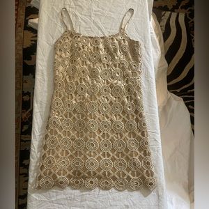 Gold Lily Pulitzer Dress